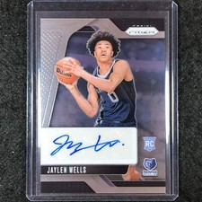 2024-25 Prizm JAYLEN WELLS Rookie Signatures Auto Base #JWG