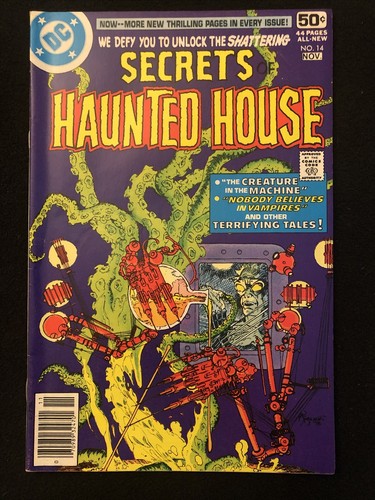 SECRETS OF HAUNTED HOUSE 14 5,5 6,0 DC 1978 WK18