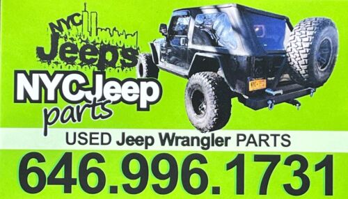 Parachoques trasero 87-95 YJ Jeep Wrangler negro OEM parachoques parachoques - Imagen 22 de 23