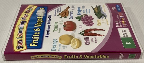 Fun Learning for Kids Fruits & Vegetables Vocabulary Builder DVD Free Post Reg 0 - Picture 3 of 3