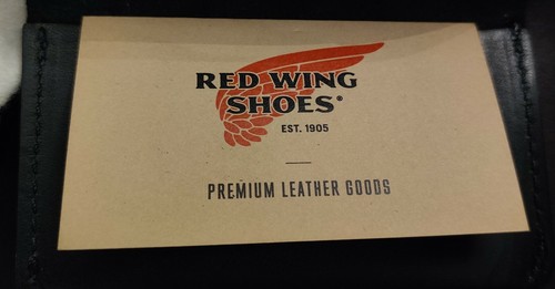 Red Wing Minimalist Wallet Card Holder Black Leather. 1st Quality, Color Black - Picture 5 of 8