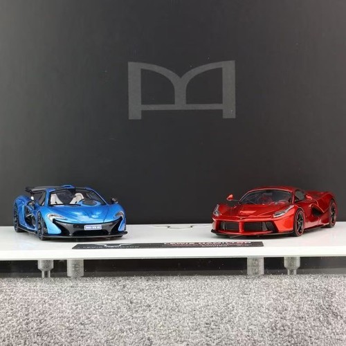 DMH 1:64 Resin Automodell Ferrari LaFerrari McLaren P1 Hamilton Suit - Bild 2 von 13