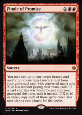 Finale of Promise 1x FOIL WAR MTG War of the Spark Mythic MINT red Finale of Promise 1x FOIL WAR MTG War of the Spark Mythic MINT red