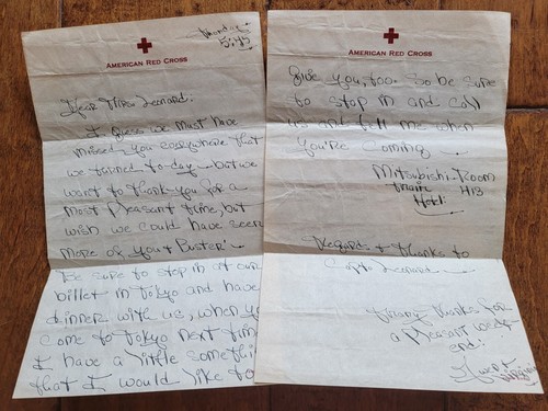 Army Occupied Japan, Post WII 1940's Letters & Paper Ephemera Collection - Picture 8 of 12