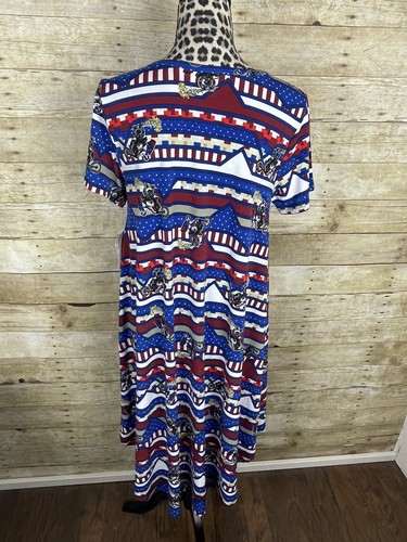 LuLaRoe Carly Dress NWT M BRAND NEW WITH TAGs Size MEDIUM -- FAST SHIPPING - Picture 5 of 6