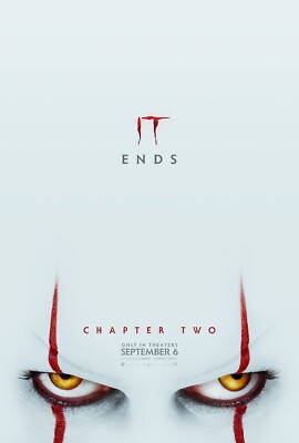 It Chapter Two 2 Movie Poster 27 x 40 D/S Stephen King Bill Skarsgard  Pennywise