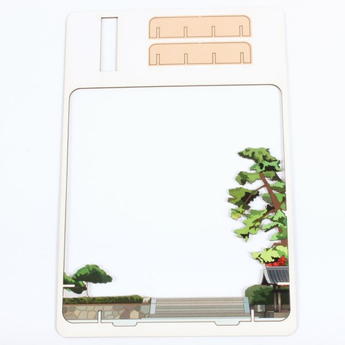 3D puzzle Paper Craft - Shadowbox Horyuji - Made In Japan - Picture 5 of 8