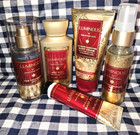5 Piece New Luminous Travel Creams Mists Gel Set Bath & Body Works