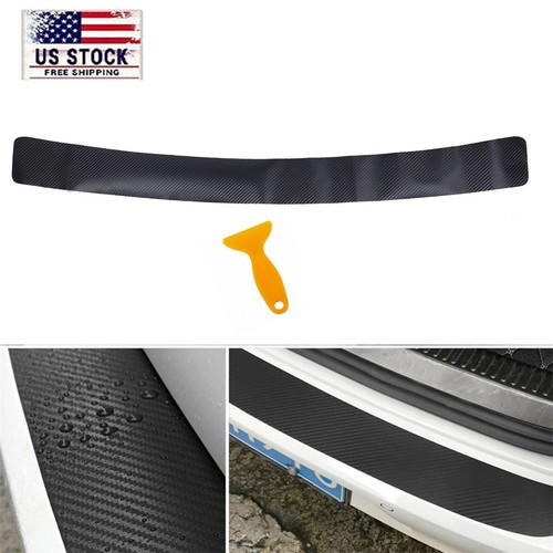 Car Styling Rear Bumper Trunk Tail Lip 5D Carbon Fiber Protection Sticker Decal - Bild 1 von 8
