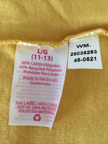 NOBO NO BOUNDARIES Dark Yellow Short Sleeve Round Neck Tee Shirt Sz. Jr. L - Picture 7 of 8
