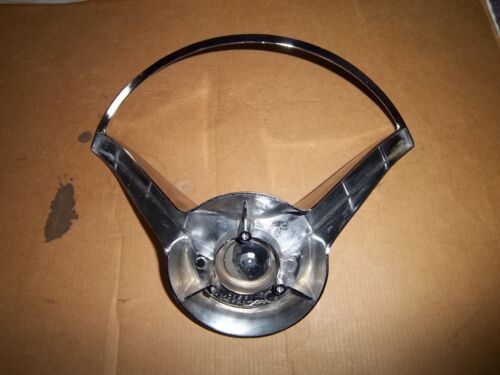 1963 1964 AMC RAMBLER CLASSIC HORN RING NOS MINOR FLAWS - Picture 2 of 3