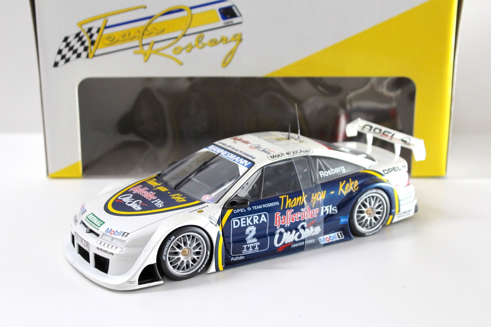 1 18 UT modelloS OPEL CALIBRA v6 Thank you Keke 2 ROSBERG nuovo in Premium modelloloca risparmia il 60% di sconto 1 18 UT modelloS OPEL CALIBRA v6 v6 v6 Thank you Keke 2 ROSBERG nuovo in Premium modelloloca bellissima