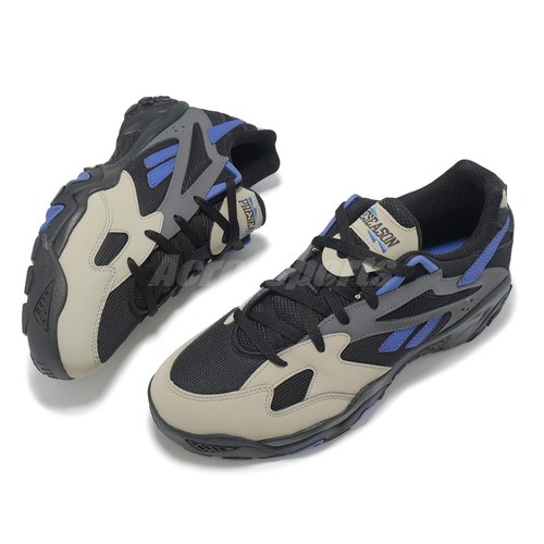 Reebok Preseason 94 Low Ash Grey Night Black Herren Basketballschuhe 100208440 - Bild 8 von 8