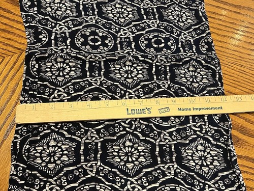 LA Hearts PacSun Boho Wide Leg Pants Blue Print Comfortable Medium - Picture 11 of 12