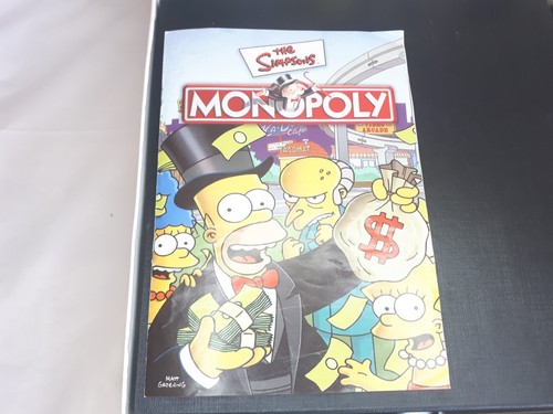 Vintage The Simpsons Monopoly Family Board Game Complete - Hasbro Parker 2003 VG - Afbeelding 13 van 21