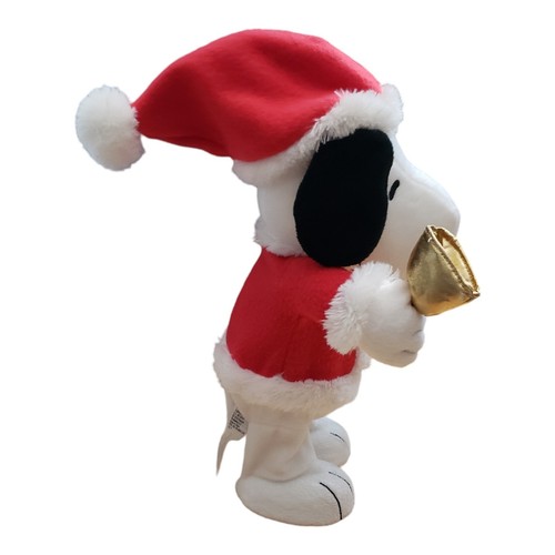 Snoopy Bell Ringer 2011 Hallmark Peanuts VIDEO Animated Christmas Musical Plush - Picture 4 of 4