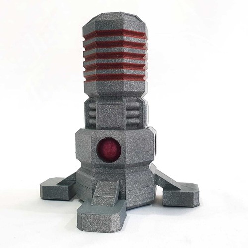 CUSTOM SCI-FI POWER PYLON for 3.75 INCH (1:18 SCALE) FIGURE DIORAMA - Picture 3 of 16