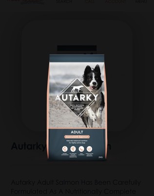 autarky grain free dog food 12kg