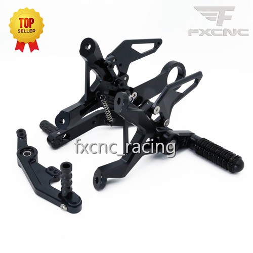 CNC Front Race Rearsets Rearset Footpeg Pedals Rests For BMW S1000RR 2019-2025 - Picture 1 of 12