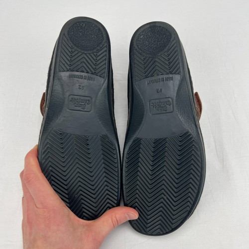 Finn Comfort Women's Sandals Hook & Loop Closure Shoes Size 42D Brown Leather - Picture 11 of 11