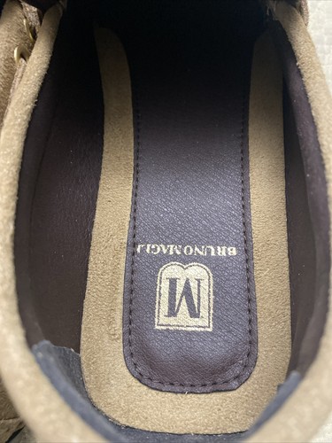 NIB Bruno Magli Men's Tino Tan Suede Driving Mocs Shoes Moccasins Loafers Size 9 - Picture 8 of 12