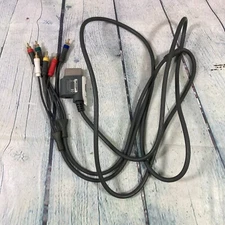 Microsoft XBOX 360 Component HD AV Cable Genuine OEM Gray 8 Foot
