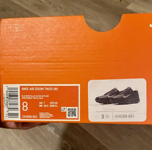 Nike Air Zoom TW20 Tiger Woods '20 nero (largo) CI4509-001 uomo 8, donna 9,5 - Foto 12 di 12