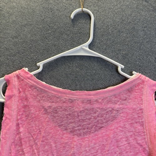 White + Warren Shirt Women’s Small Tank Top Sleeveless Hot Pink 100% Linen - Picture 12 of 16