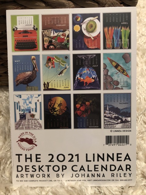 Linnea Design 2019 Month-by-Month Calendar Book Art by Johanna Riley Linnea Design 2019 Month-by-Month Calendar Book Art by Johanna Riley