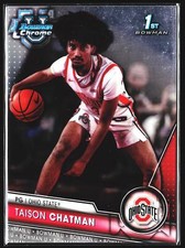 2023-24 Bowman University Chrome Taison Chatman Ohio State Buckeyes NO.62