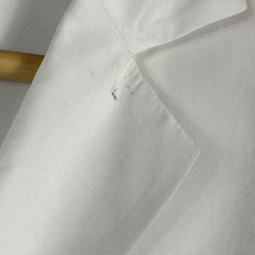 MADEWELL Camicia donna bianca con bottoni 100% seta nuova con etichette MEDIA NM441 - Foto 4 di 6