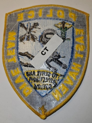 EAST HAVEN CONNECTICUT POLIZEI TAUCHTTEAM AUFNÄHER IN DER NÄHE NEUWERTIG - Bild 2 von 2