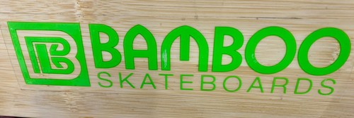 Bamboo Deck Skateboards Sustainable 32"x8.75" Independent Trucks, Reds Bearings - Imagen 3 de 4
