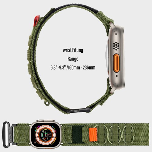2PACK Rugged Band For Apple Watch Ultra 10/9/8/7/6/5/4/3/2/1 38 40 42 44 45 49mm - Zdjęcie 2 z 17