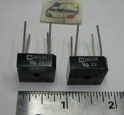 BR106 Puente Rectificador 600V 10A 3/4" - Nuevo de Lote Antiguo Cantidad 2 - Imagen 1 de 2