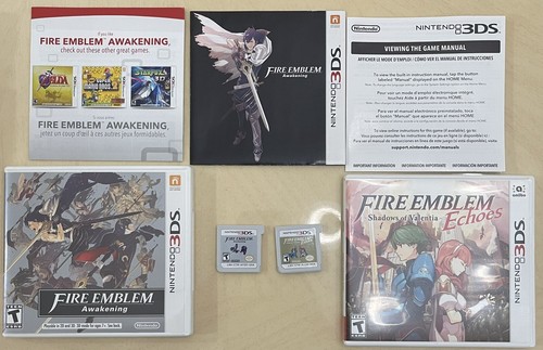 Fire Emblem Echoes: Shadows of Valentia + Awakening Nintendo 3DS New Game Bundle - Picture 2 of 5