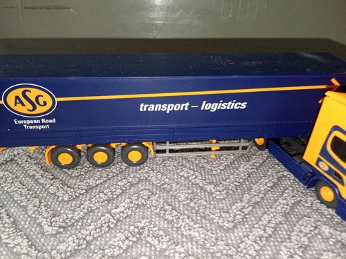 ZH884 Wiking H0 1:87 Scania 144L 530 Lkw ASG "Transport Logistics" Europan Road - Bild 7 von 14
