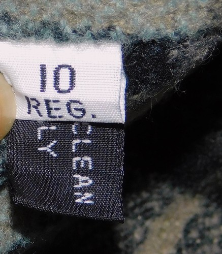 Towne by LONDON FOG Womens Sz 10 Reg Green Trench Coat Button Front Fleece Lined - Picture 8 of 8