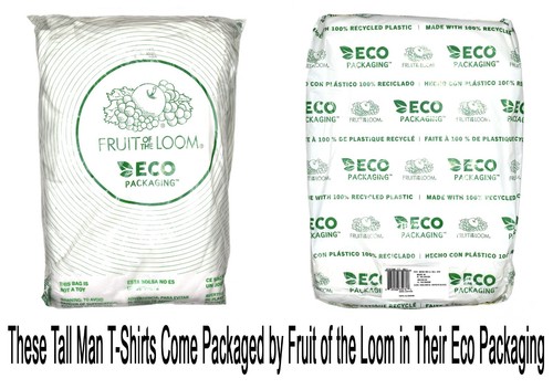 24 weiße T-Shirts Tall Man 2XLT 50-52 V-Ausschnitt Fruit Of The Loom 2EGA 127-132 CM - Bild 3 von 5