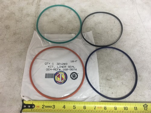 Kit de junta tórica de sello delineador de pistones para Caterpillar 3406E C15. PAI# 321203 Ref# 1609874 - Imagen 3 de 11