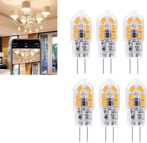 6x G4 Led Birne Warmweiss, 1.2W 12V G4 Led Glühbirnen, Ersatz für 10W Halogen... - Bild 3 von 8