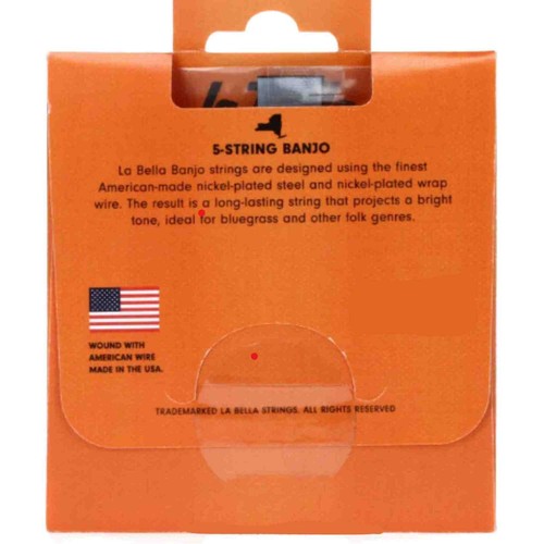 La Bella 5-String Banjo Strings - Light - Ball End - Picture 2 of 2