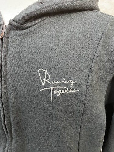 ByteDance Running Together Men's Black Full Zip Jacket Hoodie Size XXL - Picture 6 of 7