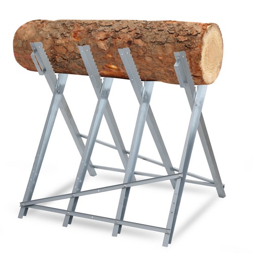 Sägebock Holzsägebock 150KG Metallsägebock Kettensägen Brennholz Kettensäge