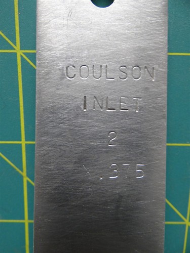 Coulson Paddle Type Orifice Plate With Bore And Bevel 2" X .375" For Flow - Picture 2 of 4
