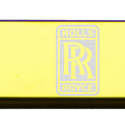 Gold Chrome License Frame T304 Stainless Steel Laser Engraved Rolls Royce Logo - Picture 5 of 11