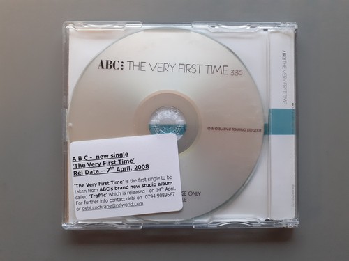 ABC The Very First Time UK 2008 Borough Music promo CD-R MARTIN FRY - Picture 2 of 2