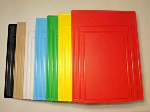 Professional Plastic Cutting Board Set of 3 1/2'' thick - Choose your color - Picture 1 of 9