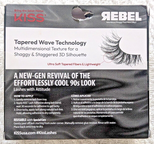 KISS Lash Couture Rebel Collection - False Eyelashes - Volume Up', 12 mm - Picture 4 of 10