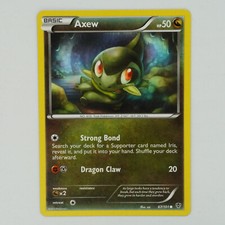 Axew 67/101 Common Black & White: Plasma Blast Pokemon Card